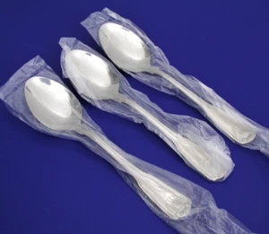 (3) PFALTZGRAFF - COTE D'AZUR - 7 1/2" SOUP SPOONS - STAINLESS 18/10 PLUME TIP - Picture 1 of 4