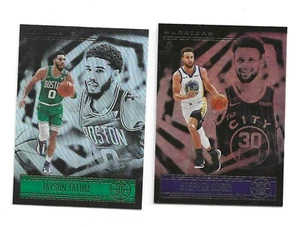 2020 Panini Illusions-Jayson Tatum & Stephen Curry-NM+ - Bild 1 von 2