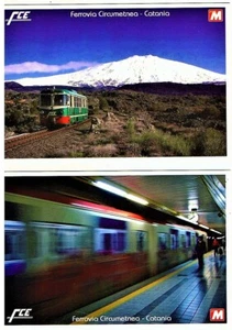 FERROVIA CIRCUMETNEA DI CATANIA LOTTO DUE CARTOLINE - Imagen 1 de 1