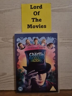 Charlie and the Chocolate Factory (DVD, 2009) Johnny Depp Tim Burton [R2] [UK] - Image 1 of 2
