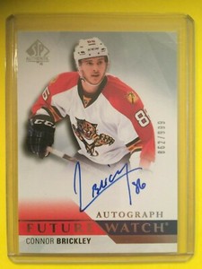 Connor Brickley RC 2015 16 UD SPA Future Watch Autograph #257 # /999 Salzburg