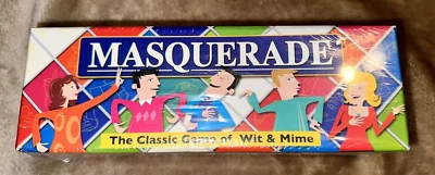 New Cheatwell Games Masquerade Classic Game of wit Mime 3+ players Age 14 and up - Image 1 of 4