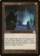 Well of Knowledge Weatherlight PLD Artifact Rare MAGIC MTG CARD ABUGames