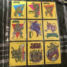 Series 1+2 Vintage Teenage Mutant Ninja Turtles Topps Trading Cards Mint