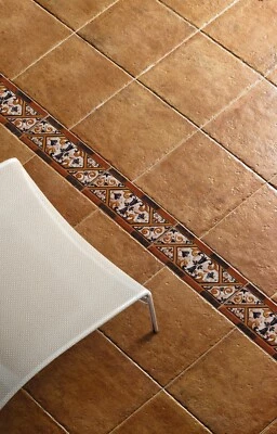 12mm Thick Light Terracotta R12 Anti-slip, Textured Floor Tiles 33x33cm 30m2 - Image 1 of 4