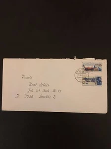 Ganzstück Brief, DDR Berlin nach Bomlitz 27.08.1981 Mi 2634 2635  Herbstmesse 81 - Bild 1 von 3