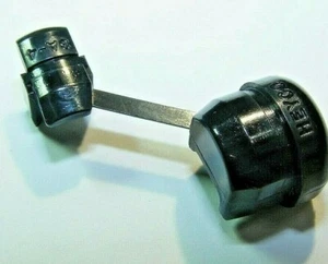 CANTIDAD 10 HEYCO 1074 ALIVIO DE TENSIÓN SR-3A-4 NEGRO 7/16" CABLE PLANO 18/2 AWG CABLE LÁMPARA - Imagen 1 de 12