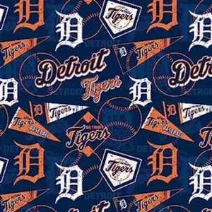 Handmade Placemat Or Table Runner Tigers Flag - Picture 1 of 5