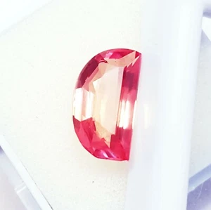 Piedra preciosa suelta 4,05 100 % natural rosa morganita certificada Ct con regalo gratis - Imagen 1 de 7