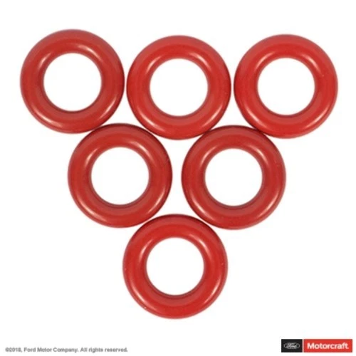 Brand new Genuine Motorcraft Set of (6) Fuel Injector O-rings MANY applications - Image 1 of 1