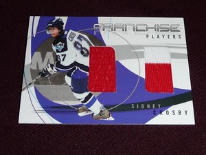 2005-06 ITG SIDNEY CROSBY SERIES Franchise Players Crosby 2CLR Dual Jersey RC