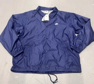 Chaqueta Nike Club Coaches Para Hombre Grande Medianoche Azul Marino Informal A Presión FN3316-410 NUEVA CON ETIQUETAS - Imagen 1 de 6