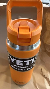 Yeti King Crab Orange 26oz Rambler Straw Trinkflasche KCO Color Match Strohhalm Neu - Bild 1 von 6
