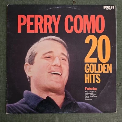 Perry Como ‎– 20 Golden Hits - Record Vinyl LP - Image 1 of 2