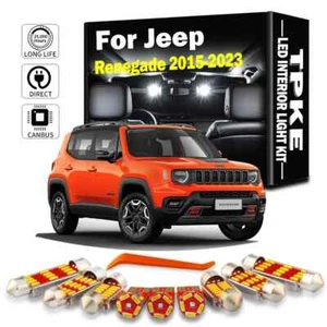 12Pcs Canbus LED Bulbs Interior Dome Trunk Light Kit For Jeep Renegade 2015-2023 - Picture 1 of 9