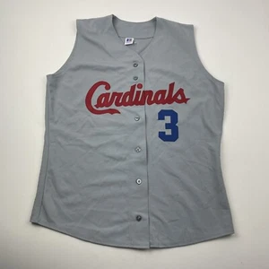 Vintage Authentic St Louis Cardinals 3 Russell Jersey Women’s Size M RARE - Picture 1 of 9