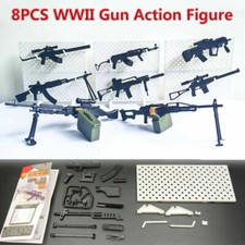 1/6 WWII Rifle Machine Assemble Gun Model Puzzles Building Block Sandbox Scenes