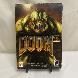Doom 3 PC First Person Shooter Video Game 3 Disc CD Set in Box W/ Manual - Picture 1 of 6