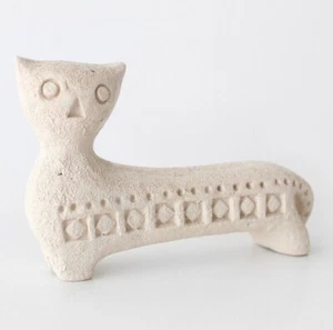 50s MCM Mid-Century modern Bitossi Aldo Londi vintage cat Scavo ceramic figurine - Picture 1 of 11