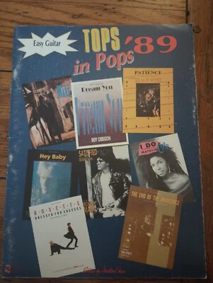 Tops In Pops '89 Easy Guitar Tab Book - Image 1 of 4