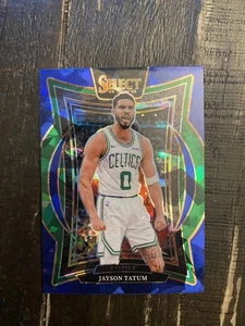 Panini Select 2024-25 - Concourse Jayson Tatum #2 azul hielo agrietado Prizm - Imagen 1 de 2