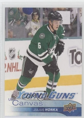 2016-17 Upper Deck UD Canvas Young Guns Julius Honka #C238 Rookie RC - Image 1 of 2