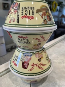 4-Kellogg's Rice Krispies Snap/Crackle/Pop Müslischale 2011 gebraucht - Bild 1 von 6