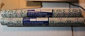 Thomas Strahan Co. Patterns #999-6630 USA 56 sqft 2x Wallpaper Roll SEALED NEW - Picture 1 of 8