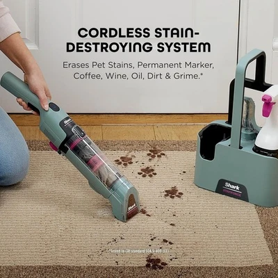 Shark Stainforce Cordless Handheld Vacuum Cleaner Hawaiian Grey HX100UKCP NEW - Image 1 of 4
