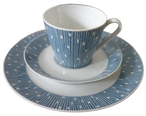 1x Kaffeegedeck 3tlg. Schönwald Form 511 Adria blau - Neuzustand - mehr da!!! - Bild 1 von 12