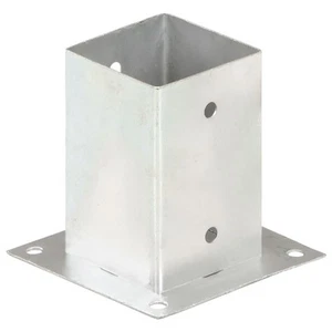Ancoraggi Pali 4 pz in Metallo Zincato 91 mm - Foto 1 di 7