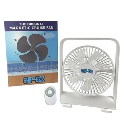 Ship-EEZ Cruise Ship Approved Fan, Magnetically Hangs from Stateroom Ceilings... - Image 1 of 4