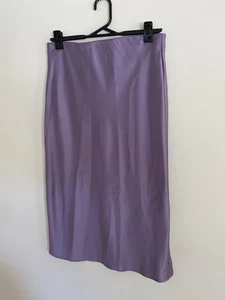 Preview MAXI Purple Womens Straight Skirt Elastic Waistband Polyester Size 12 - Bild 1 von 7