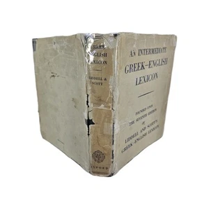 Intermediate Greek English Lexicon 7th Ed. of Liddell and Scott's Lexicon Book - Picture 1 of 14