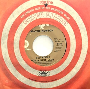 WAYNE NEWTON * 45 * Red Roses For A Blue Lady/ Memory * UNPLAYED MINT VINYL * RI - Picture 1 of 1