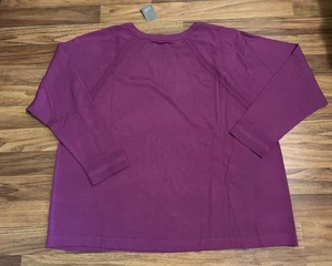 J Jill waschbarer extra feiner Merinowolle Pullover Langarm Pulli Damen XLP NW - Bild 1 von 9