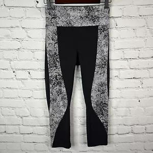 Lululemon Sweat & Repeat Crop 21" Serigraph Starlight schwarz Multi Leggings Gr. 6 - Bild 1 von 9