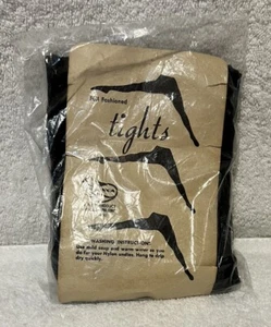 Neu aus altem Lagerbestand Vintage Damen Helanca Strumpfhosen Strumpfhose schwarz 100 % Nylon Small - Bild 1 von 4