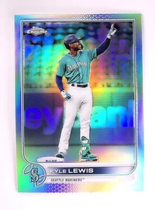 KYLE LEWIS Silver 2022 Topps Chrome SILVER REFRACTOR #102 Seattle Mariners - Picture 1 of 2