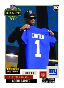 2025 Panini Instant Abdul Carter NFL Draft Night LP Rookie Card *Pre-Sell* - Picture 1 of 2