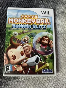 Wii Nintendo Super Monkey Ball: Banana Blitz komplett mit Handbuch - Bild 1 von 3