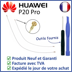 SET MIT 2 KABEL KOAXIAL ANTENNEN WIFI GSM NETZWERK VON HUAWEI P20 PRO - Bild 1 von 4
