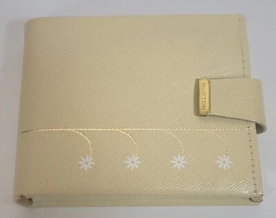 Cartera de mujer vintage Mid Century Buxton piel de vaca con detalle de margarita c 1960 Foto 1 de 4