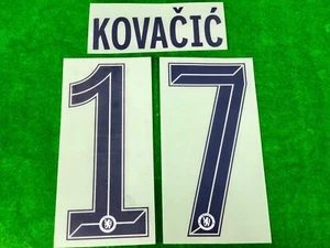 OFFICIAL CHELSEA FC Away UCL CUP 2020-21 PLAYER ISSUE PRINT - Picture 1 of 16