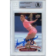 Nancy Kerrigan Team USA Signed '10 Upper Deck WOS Olympic Card Beckett Authentic