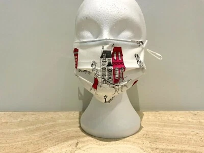 Disney 101 Dalmations Red Telephone Box adjustable ear cords and nose wire - Image 1 of 4