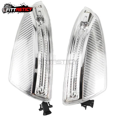 Par de luces de giro de espejo de puerta para Mercedes Benz W164 ML350 ML450 ML500 Foto 1 de 4