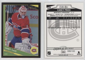 2013-14 O-Pee-Chee Black Rainbow Foil /100 Carey Price #149