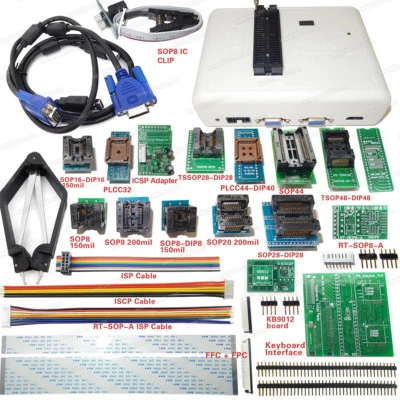RT809H EMMC-Nand FLASH Programmer With Cables EMMC-Nand and Original Adapters - Image 1 of 4