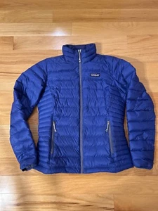 Patagonia Womens Down Jacket, Size Small, Cobalt Blue - Picture 1 of 2